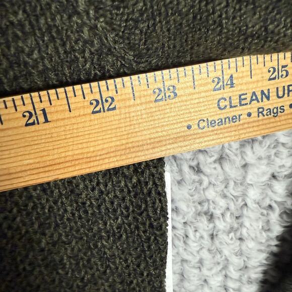 RDI Cardigan Burnt Olive Twist Olive Green Brown Sweater Size XL Oversized - Picture 9 of 10